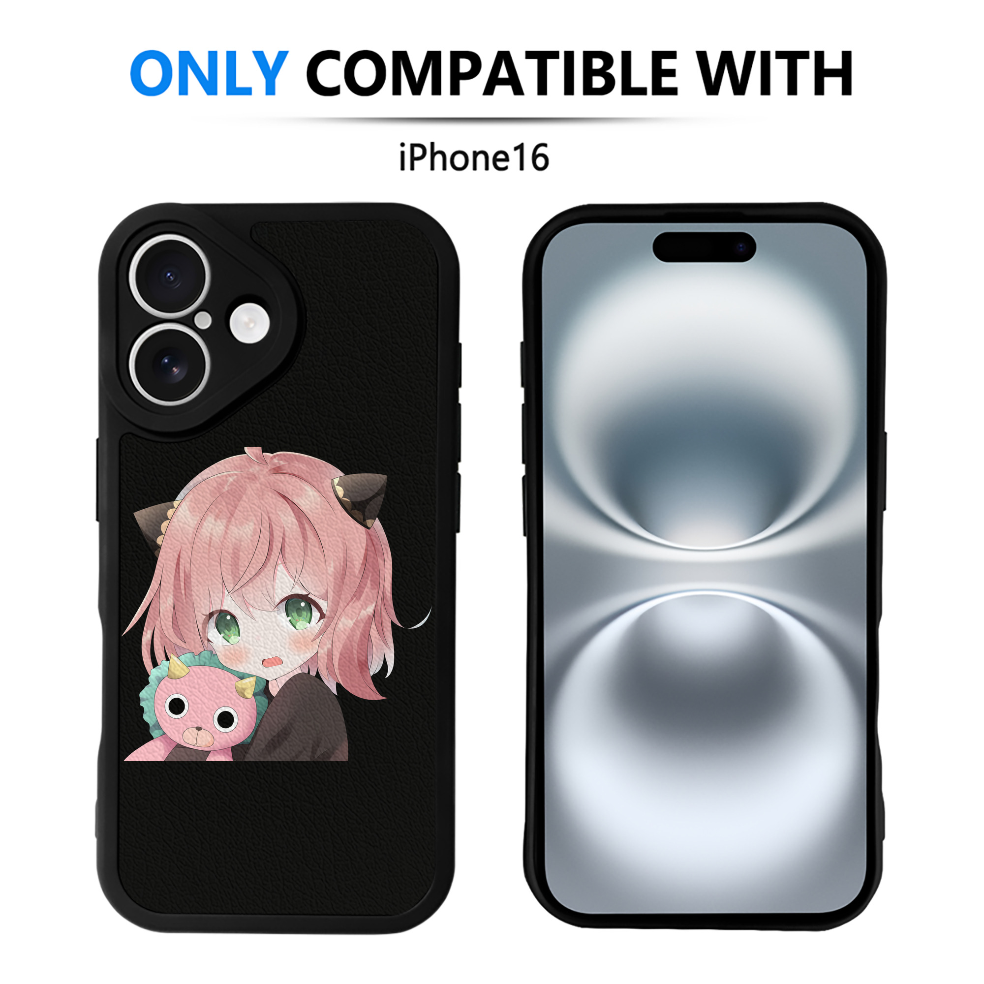 （画像用） SPY×FAMILY间谍家家酒 【iPhone 16シリーズ対応】シリコンスマホケース（レザー調） 材質：シリコン